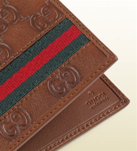 mens brown replica designer gucci wallet|men's wallet brands gucci.